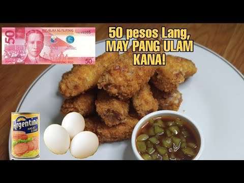 50 pesos lang, May pang ULAM kana! Masarap pa!