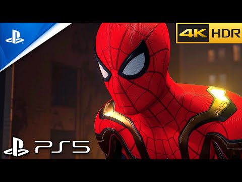 Spider-Man Remastered No Way Home Suit Gameplay (PS5) 4K 60FPS + Ray tracing