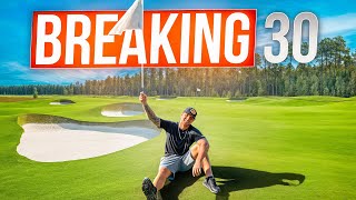 Can we BREAK 30 pt5! #bammikell #golf 