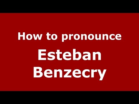 How to pronounce Esteban Benzecry (Spanish/Argentina) - PronounceNames.com