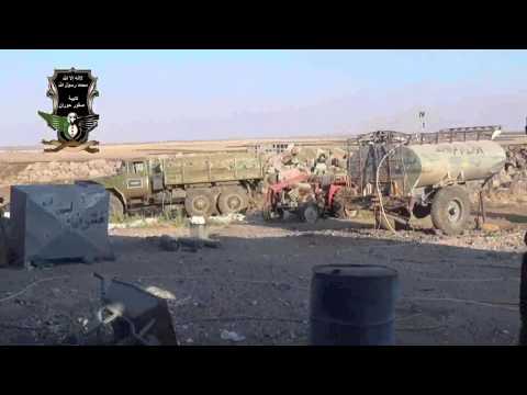 السيطرة على في الكتيبة 26 في الشيخ سعد في ريف درعا بعد السيطرة عليها من قبل كتيبة صقور حروان