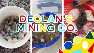 Sifting a Crystal Mining Bucket! #crystals #sand #familyfun #rockcollection #canyoudigit