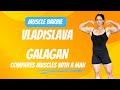 Vladislava Galagan Muscle Comparison With Man Gym Workout Fitness Bodybuilding