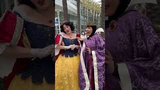 Snow White &amp; Evil Queen Enchanted Skit #disney #snowwhite #disneyprincess #disneyvillains #evilqueen