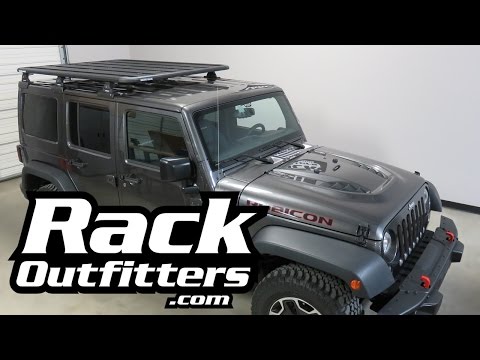 Jeep Wrangler Unlimited Rhino-Rack BackBone RLT600 Pioneer Platform