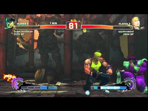 SuperJackBauer (bison) vs Spydersword (cody) SSF4