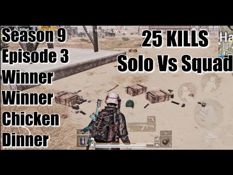 25 KILLS | Episode 3 : You Will Love SKS | Miramar | Pubg Mobile | Solo Vs Squad