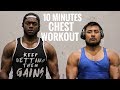 10 Minute Killer Chest Workout With Only Dumbbells
