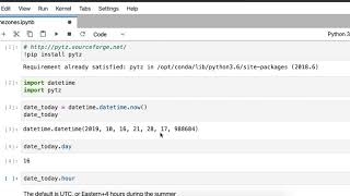 timezones in Python