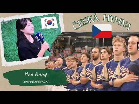 Korejská zpěvačka zpívá českou hymnu🇨🇿🎶v Koreji🇰🇷
