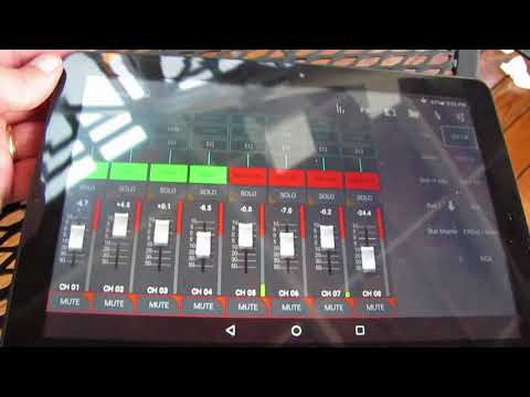 Mixing for the bluegrass band GrassStreet on their XR-18 in Cary, NC  - Video 9