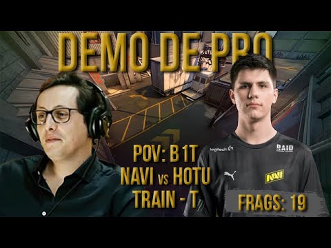 [PT] CS 2 -  zorlaK Analisa: PoV B1T - NAVI vs HOTU - TRAIN (T-SIDE) [Demo de Pro]