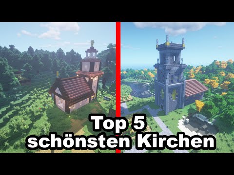 Die 5 schönsten Kirchen in meiner Minecraft Fantasy Mittelalter Welt Ardhorn