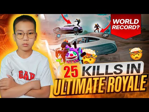 25 KILLS ULTIMATE ROYALE eSports mode  (part 18) Unico.Pubg Mobile.