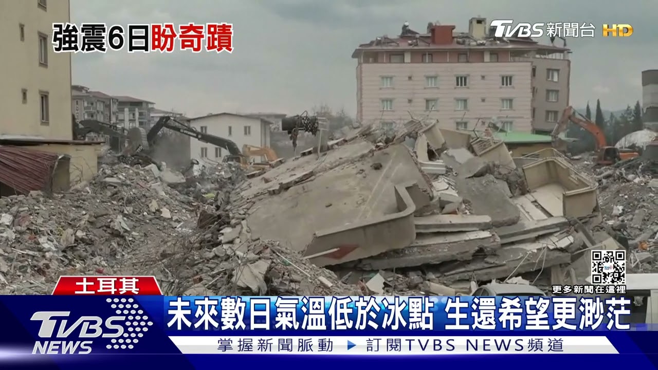 強震6日搜救中！土耳其生還者尋親　10人已喪命、20人仍失蹤