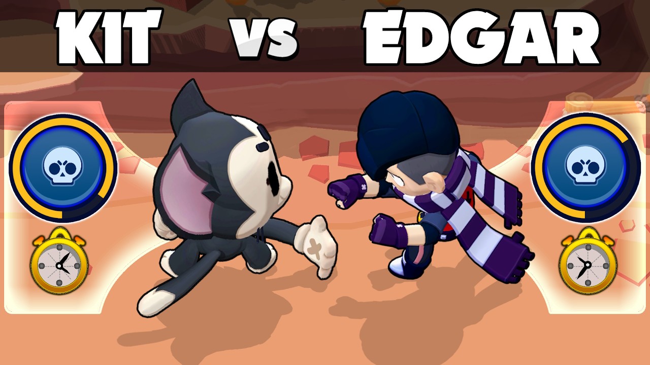 KIT vs EDGAR⭐ Brawl Stars