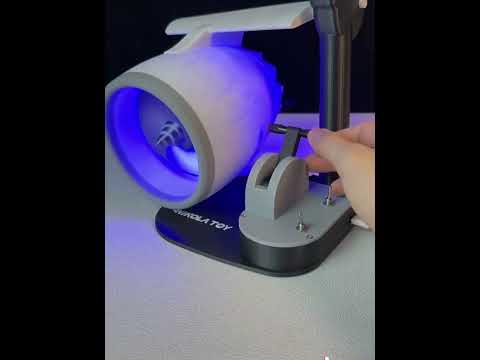 🔥 This Fan is FIRE! 🔥 Turbojet Fan Blower with Red Tail Flame Effect!