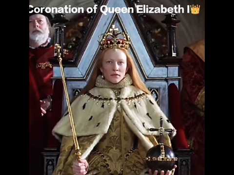 Coronation of legendary Queens ★Pt- 2 (Queen Elizabeth I) 👑 #foryou #shortvideos #viral #fyp