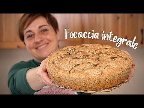 FOCACCIA INTEGRALE ALTA E SOFFICE Ricetta Facile di Benedetta