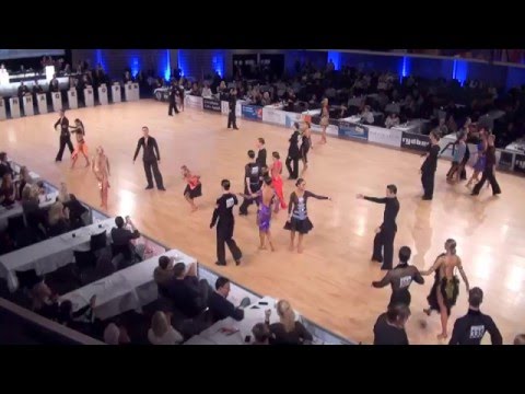 WDSF International Open LA. 1/4 final, Samba. COPENHAGEN OPEN 20.02.2016