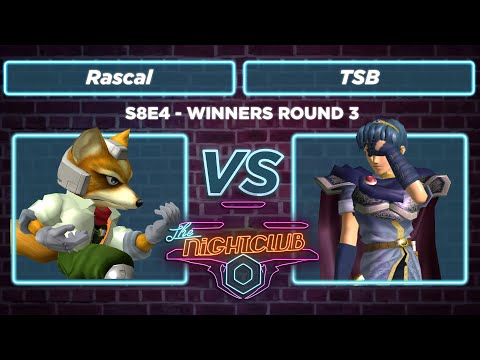 The Nightclub S8E4 - Rascal (Fox) vs TSB (Marth) - WR3 SSBM