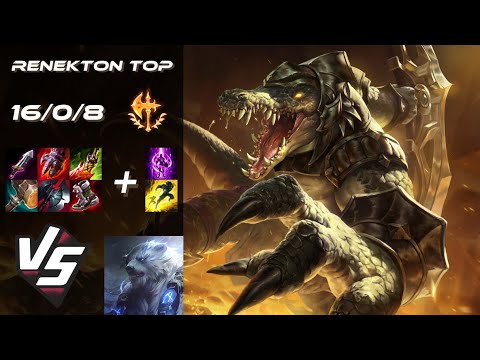 TOP Renekton vs Volibear - NA Grandmaster Patch 14.14