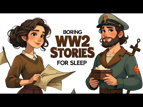 Boring WW2 Stories For Sleep | The build-up to D-Day & More