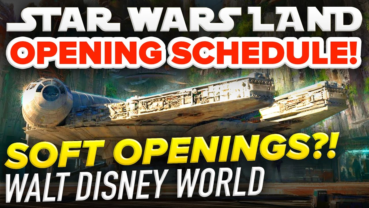 SOFT OPENINGS for Star Wars Galaxy's Edge at Walt Disney World?! - Disney News