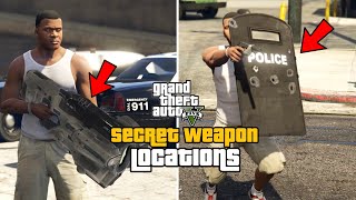 GTA 5 - Secret And Rare Weapon Locations! (PC, PS4, Xbox One, PS3 & Xbox 360)