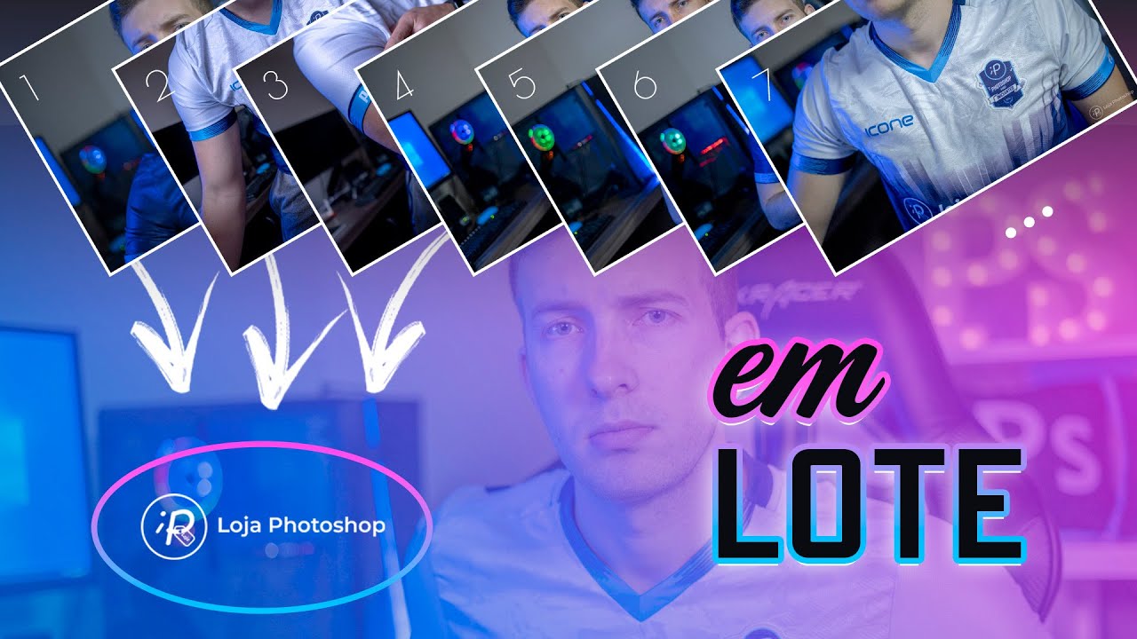 Marca D'água em Várias Fotos de forma Automática no Photoshop (em LOTE)