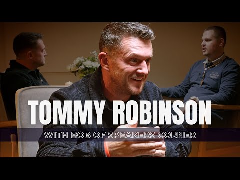 Tommy Robinson's politics in his own words & stories: an interview with Bob of Speakers Corner!