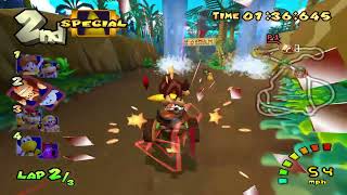 Mario Kart Double Dash - #114 Special Cup (1 Player Mirror) with King Boo and Donkey Kong