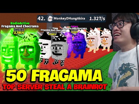 HÙNG AKIRA CHƠI LỚN CHẾ TẠO ĐỘI QUÂN 50 SECRET FRAGAMA 3B LÊN TOP SERVER GIÀU NHẤT STEAL A BRAINROT