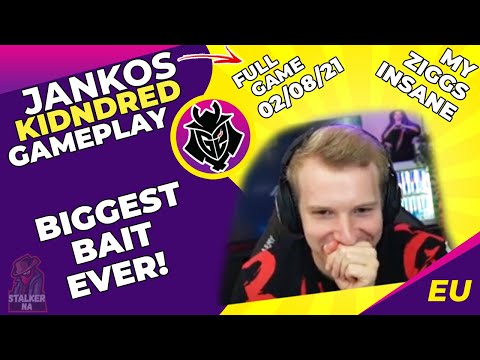G2 Jankos Talks - It Was Biggest Bait Ever! | My Ziggs Midlane Is INSANE! | Kindred Jungle| 02/08/21