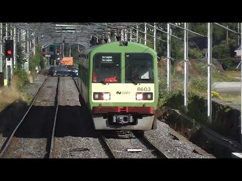 IE 8500 Class Dart Train number 8603 - Booterstown Station, Dublin