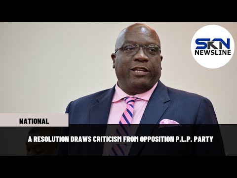 A RESOLUTION DRAWS CRITICISM FROM OPPOSITION P L P PARTY
