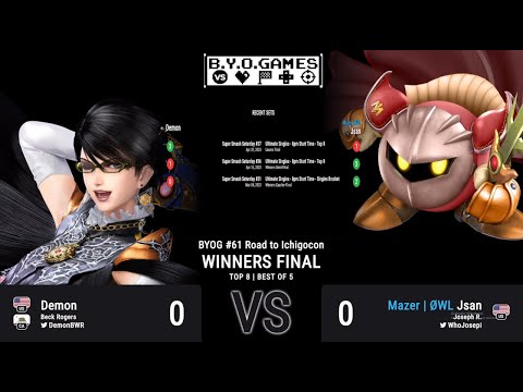BYOG #61 | Demon (Bayonetta) Vs. Jsan (Meta Knight) | Top 8 Winners Final