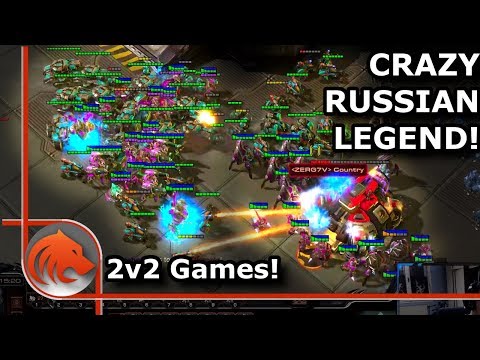 StarCraft 2: Team Games With the Crazy Russian!