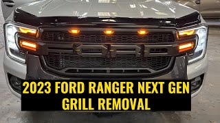 How to remove and install 2023 Ford Ranger Next Gen Wildtak grill