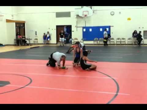 Dave wrestling for Jay Stream, 12/13 Match #2