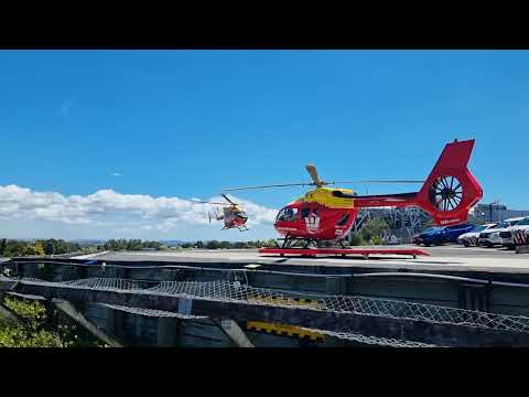 ZK-HKZ [WPR3] Taking off from waikato hospital