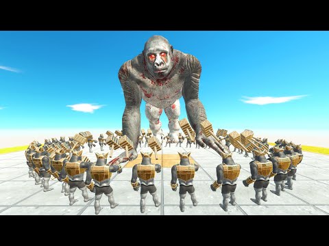 A CIRCLE OF 50x GHOR HAMMERS VS GIANT UNITS | ANIMAL REVOLT BATTLE SIMULATOR