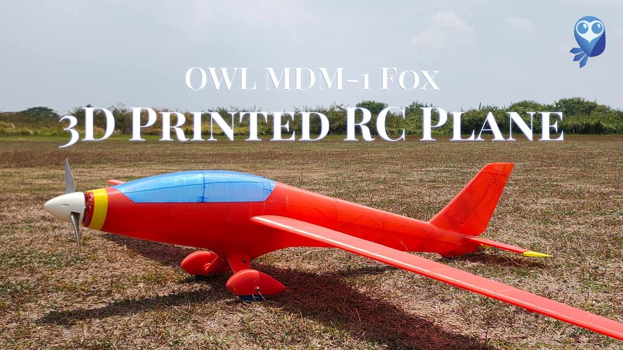OWL MDM-1 Fox - 3D Printed RC Plane from OWLplane.com