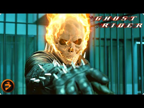 GHOST RIDER | Prison Break Scene | Nicolas Cage Marvel Movie