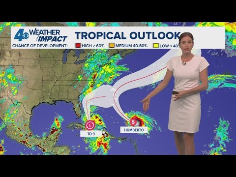 Saturday 10 PM Tropical Update: Humberto a Cat. 5, new storm to form soon