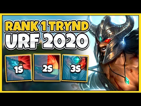 #1 TRYNDAMERE WORLD VISITS URF 2020 FOR THE FIRST TIME (46 KDA RAMPAGE) - League of Legends