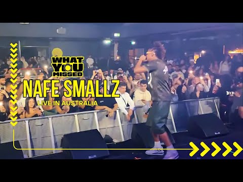 Nafe Smallz Live In Sydney Australia @ First Headline Show - What You Missed