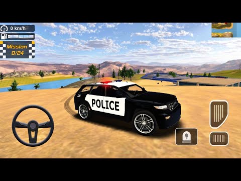 City Police Jeep 4X4 SUV Crazy Stunt Driving : 2025 Police Car Driving : Android Gameplay
