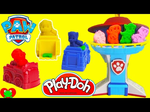 Paw Patrol Play Doh Mold Playset Video