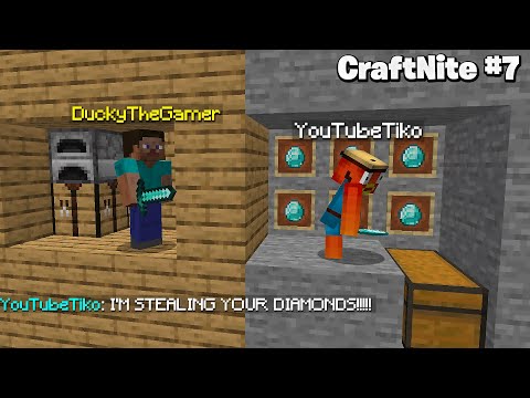 CraftNite: Episode #7 - Tiko STOLE my DIAMONDS... (moving out?)